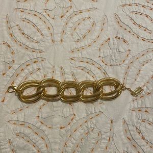 Chunky Gold Chain Bracelet by Karin Sultan
